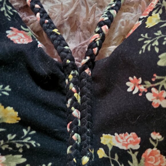 Derek Heart Black and Floral Maxi Summer Dress - Picture 3 of 4